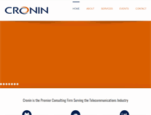 Tablet Screenshot of cronincom.net